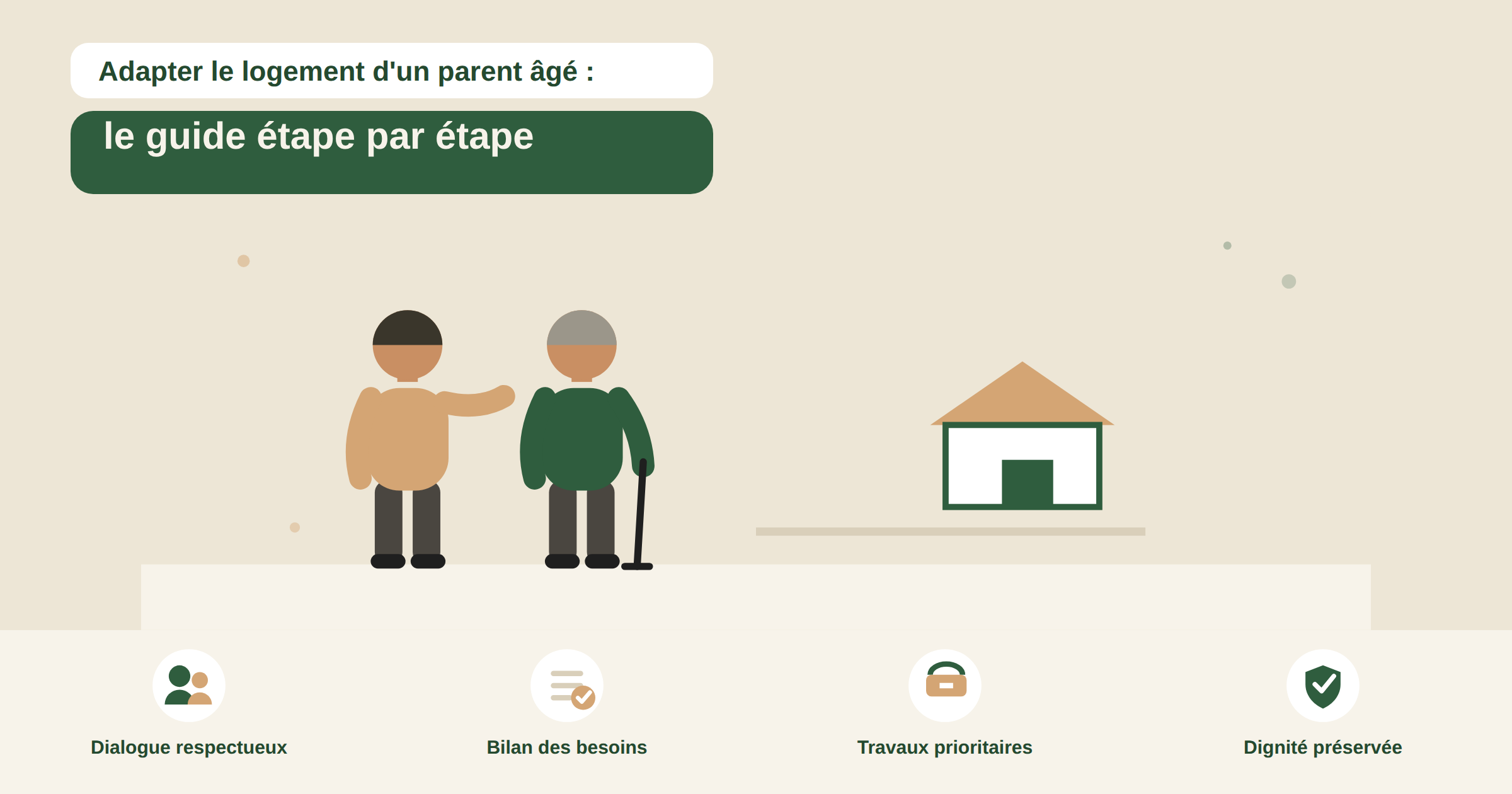 Adapter le logement d'un parent âgé : le guide étape par étape