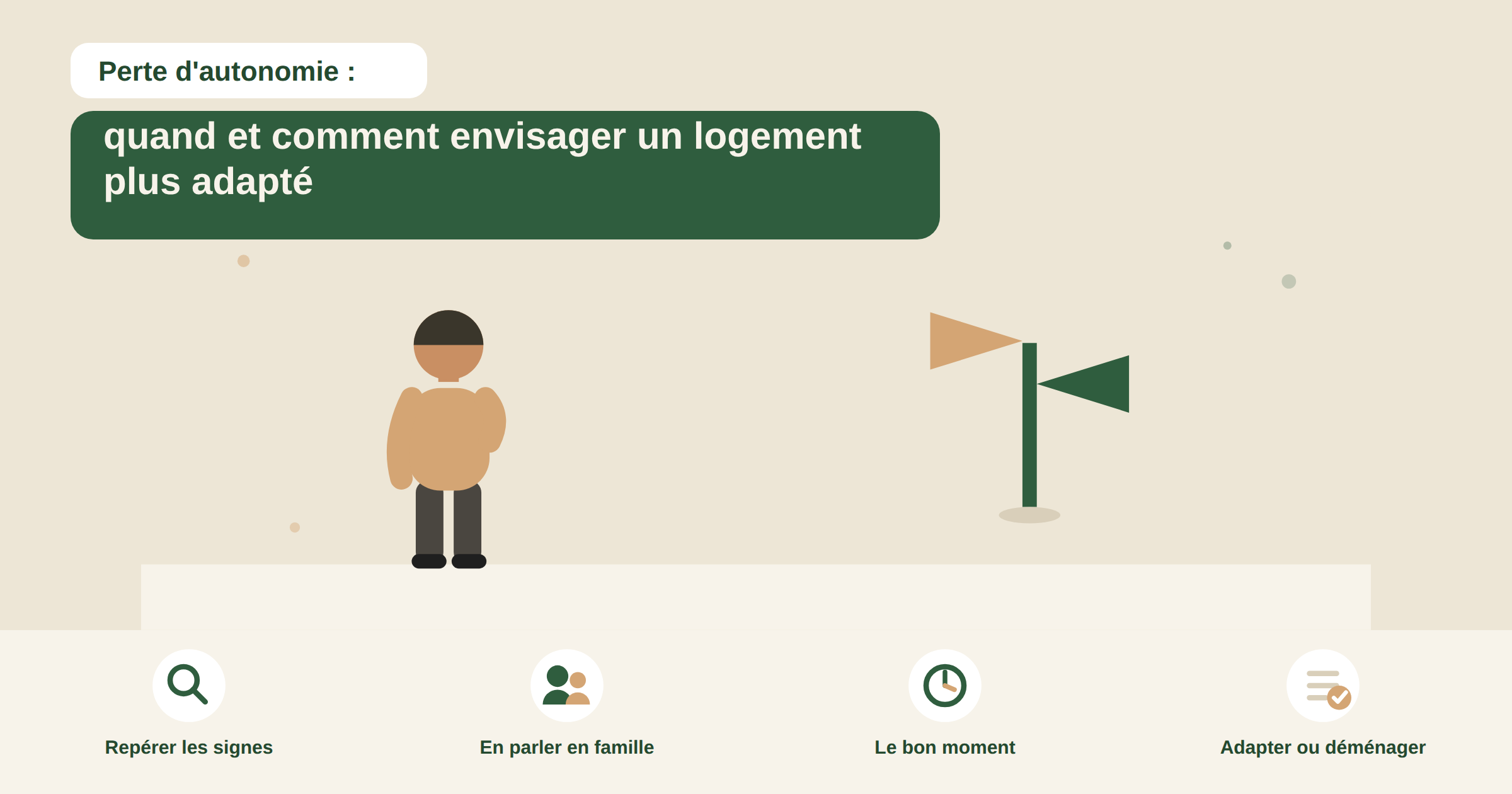 Perte d'autonomie : quand et comment envisager un logement plus adapté