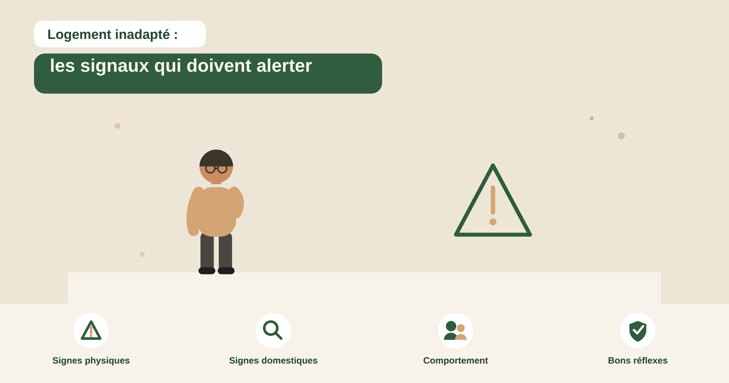 Les signaux qui doivent alerter sur l'inadaptation du logement d'un proche âgé